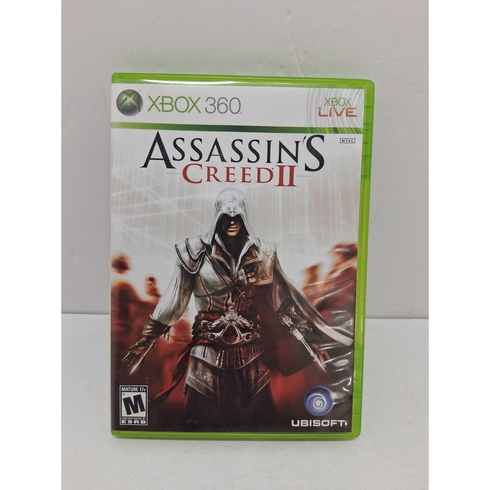Assassins Creed II Xbox 360 Ubisoft Action Adventure Game with Manual CIB